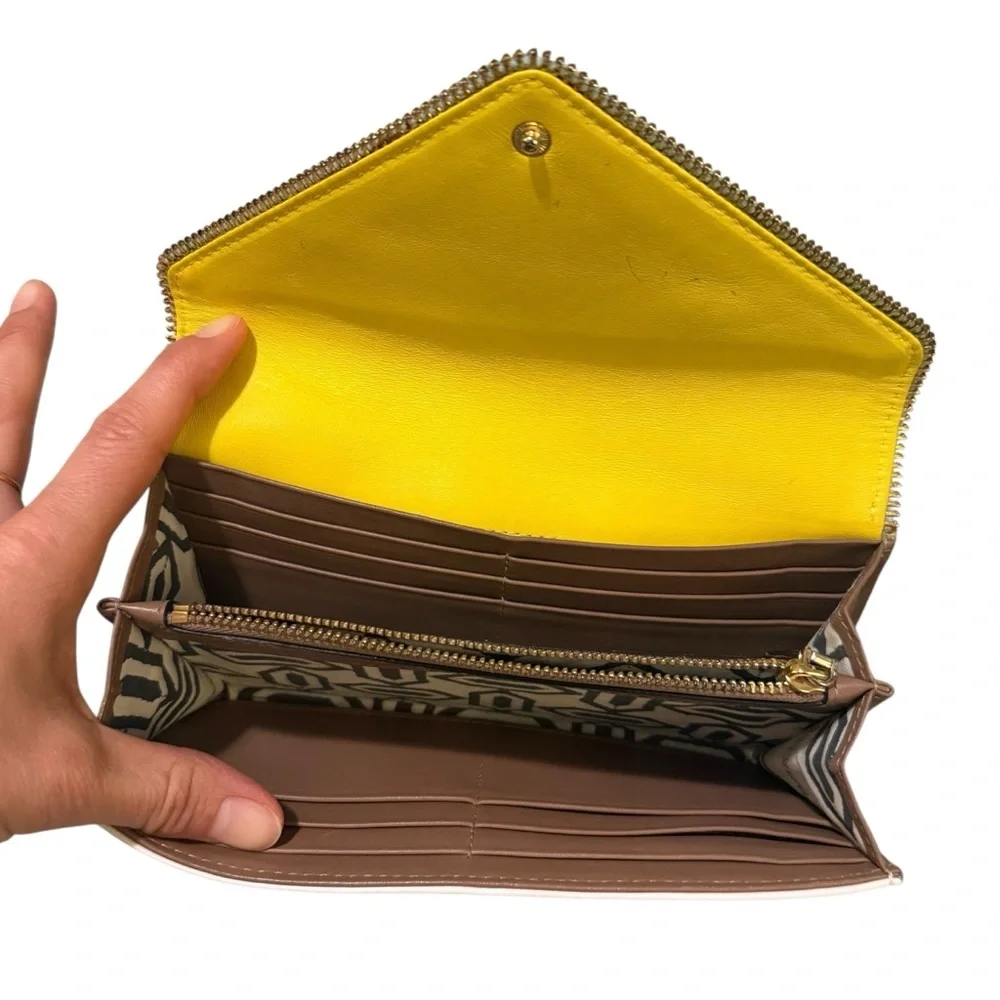 Rebecca Minkoff Oliver Multicolor Genuine Leather Envelope Wallet